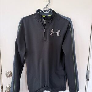 Under Armour Men's Black Zip-Up Sweater
